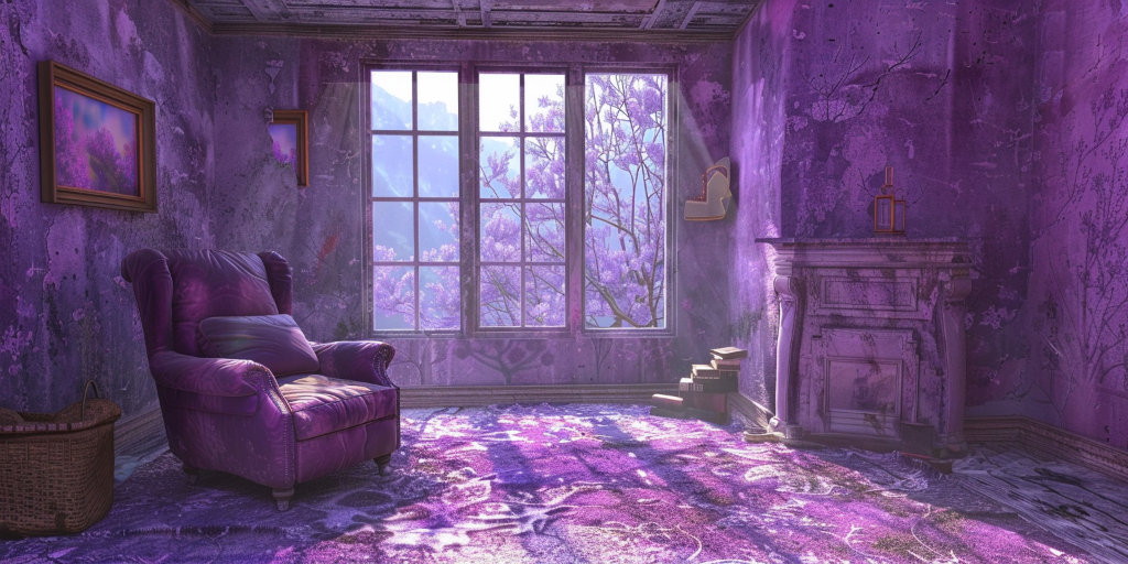 Purple Pathways: Dementia's Depths