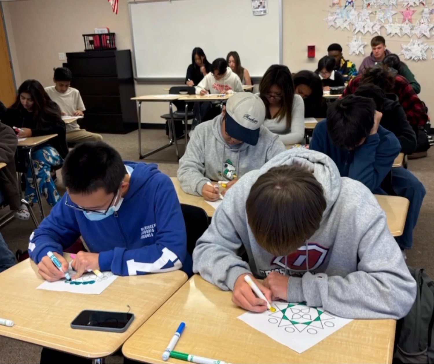 Students at a hands-on NHA chapter workshop